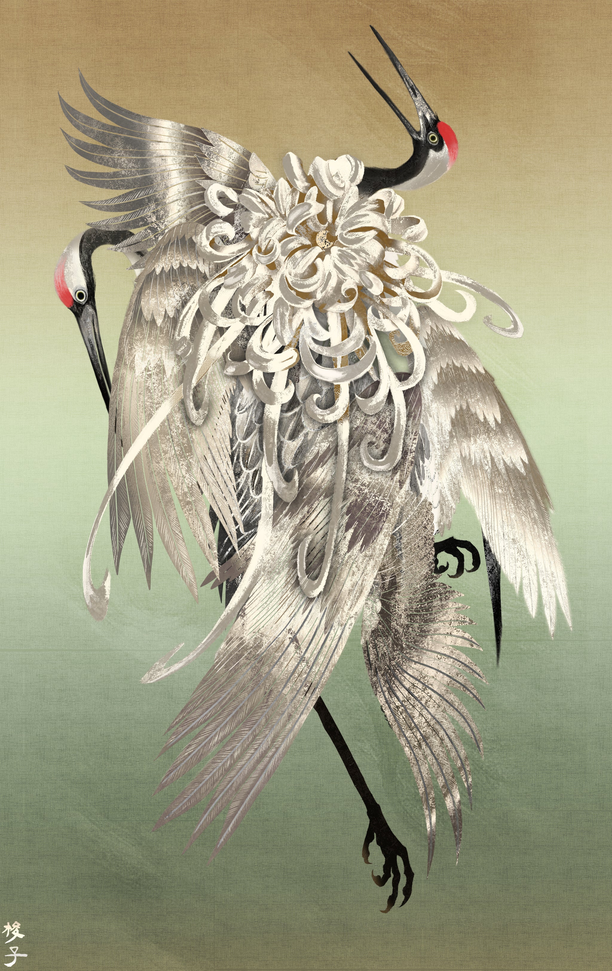 Dance of cranes