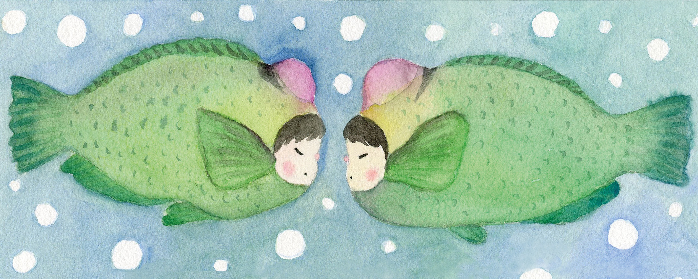 Snow beneath the sea