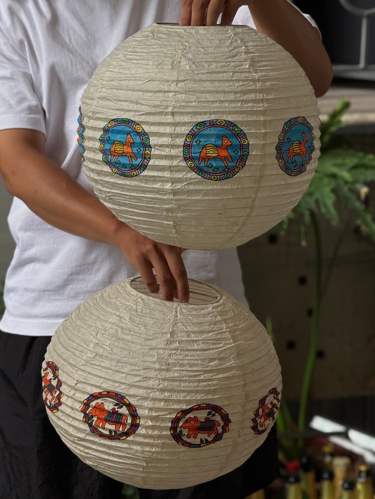 [Limited Edition] Nepal Horse LOKTA Paper Lamp (Sphere)